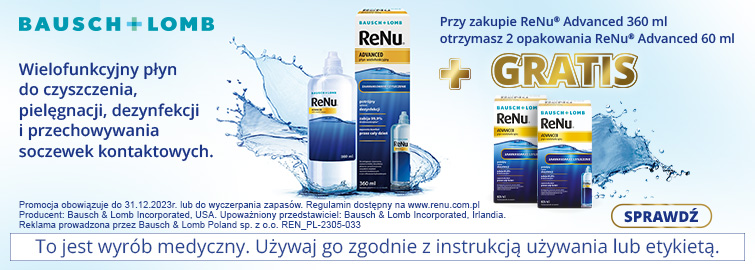 Renu Advanced solution for contact lens 