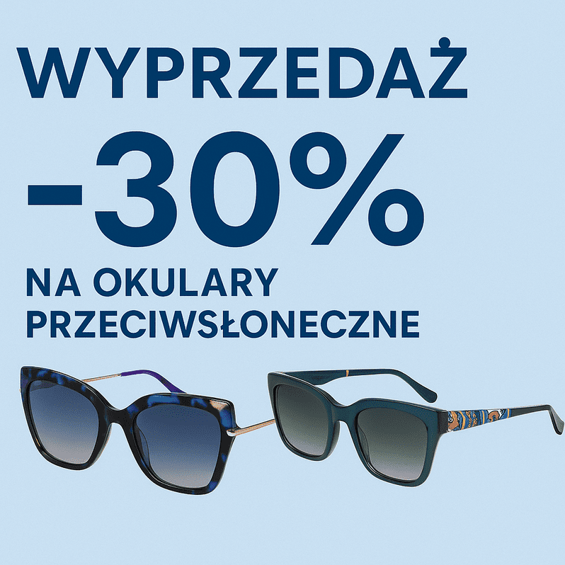 Wyprzedaż okularów przeciwsłonecznych -30% w salonie optyk-gdansk.pl